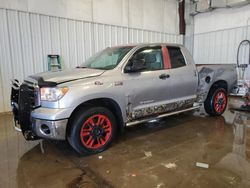 Salvage cars for sale at Franklin, WI auction: 2010 Toyota Tundra Double Cab SR5