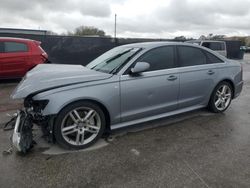 Salvage cars for sale at Orlando, FL auction: 2016 Audi A6 Premium