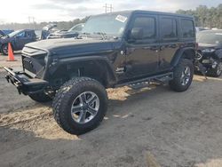 Salvage cars for sale at Greenwell Springs, LA auction: 2020 Jeep Wrangler Unlimited Sport