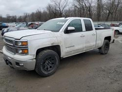 Salvage trucks for sale at Ellwood City, PA auction: 2015 Chevrolet Silverado K1500 LT