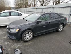 Salvage cars for sale at Arlington, WA auction: 2012 Volkswagen Jetta SE