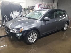 Salvage cars for sale at Elgin, IL auction: 2016 Volkswagen Golf S/SE