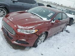 Salvage cars for sale at Elgin, IL auction: 2014 Ford Fusion SE