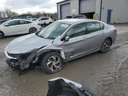 Salvage cars for sale at Duryea, PA auction: 2017 Honda Accord LX