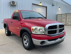 Salvage trucks for sale at Oklahoma City, OK auction: 2008 Dodge RAM 1500 ST