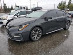 Salvage cars for sale at Rancho Cucamonga, CA auction: 2021 Toyota Corolla SE