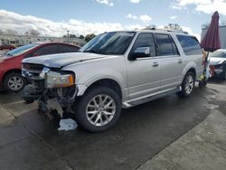 Salvage cars for sale at Sacramento, CA auction: 2017 Ford Expedition EL Limited