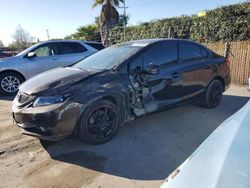 Salvage cars for sale at San Martin, CA auction: 2013 Honda Civic LX