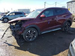 Salvage cars for sale at Chicago Heights, IL auction: 2019 Hyundai Tucson Limited