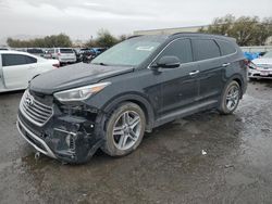 Salvage cars for sale at Las Vegas, NV auction: 2017 Hyundai Santa FE SE Ultimate