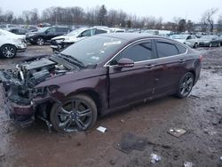 Ford Fusion Sport salvage cars for sale: 2017 Ford Fusion Sport