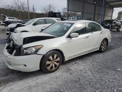 Salvage cars for sale at Cartersville, GA auction: 2010 Honda Accord EXL