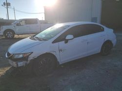 Salvage cars for sale at Jacksonville, FL auction: 2013 Honda Civic LX