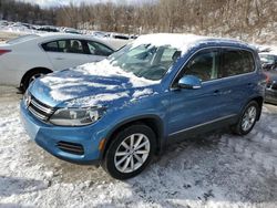 Salvage cars for sale at Marlboro, NY auction: 2017 Volkswagen Tiguan Wolfsburg