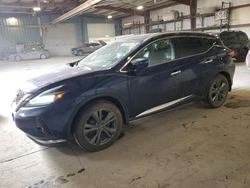 Nissan salvage cars for sale: 2020 Nissan Murano Platinum