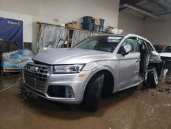 Salvage cars for sale at Elgin, IL auction: 2018 Audi Q5 Premium