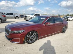 Salvage cars for sale at Houston, TX auction: 2021 BMW 750 XI