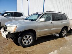 Salvage cars for sale at Lawrenceburg, KY auction: 2001 Toyota Highlander