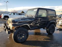 Salvage cars for sale at Littleton, CO auction: 2002 Jeep Wrangler / TJ Sahara