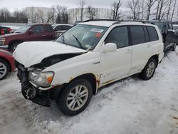 Toyota salvage cars for sale: 2007 Toyota Highlander Hybrid