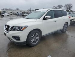 Salvage cars for sale at Sacramento, CA auction: 2019 Nissan Pathfinder S