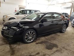 Salvage cars for sale at Ham Lake, MN auction: 2016 Acura TLX Tech