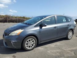 Salvage cars for sale from Copart Kapolei, HI: 2012 Toyota Prius V