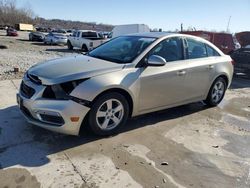 Salvage cars for sale from Copart Cahokia Heights, IL: 2015 Chevrolet Cruze LT