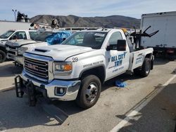 Salvage trucks for sale at Van Nuys, CA auction: 2017 GMC Sierra C3500 SLE