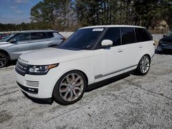 Land Rover salvage cars for sale: 2016 Land Rover Range Rover Supercharged