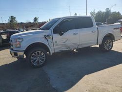 Salvage cars for sale at Gaston, SC auction: 2016 Ford F150 Supercrew