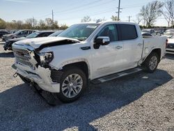 GMC salvage cars for sale: 2021 GMC Sierra K1500 Denali