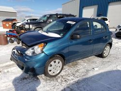 Salvage cars for sale from Copart Elmsdale, NS: 2017 Nissan Micra