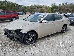 Salvage cars for sale at Houston, TX auction: 2016 Lexus ES 350