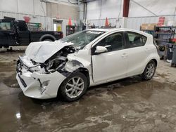 Salvage cars for sale at Mcfarland, WI auction: 2015 Toyota Prius C