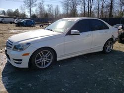 Salvage cars for sale at Waldorf, MD auction: 2013 Mercedes-Benz C 300 4matic