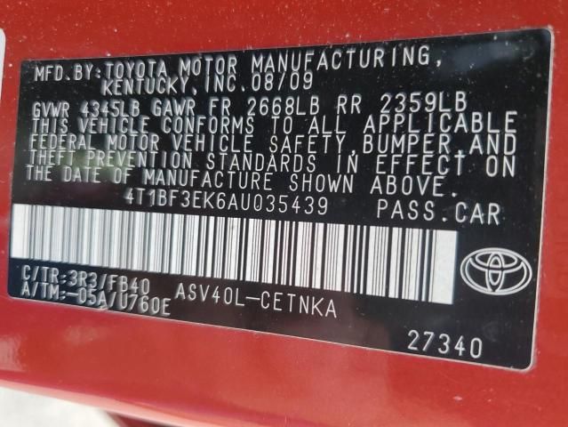 2010 Toyota Camry Base