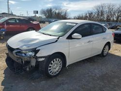 Salvage cars for sale at Oklahoma City, OK auction: 2017 Nissan Sentra S