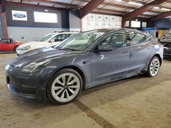 Salvage cars for sale at East Granby, CT auction: 2023 Tesla Model 3