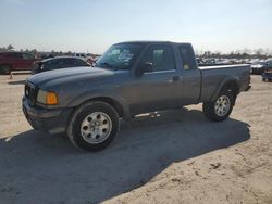 Salvage cars for sale at Houston, TX auction: 2004 Ford Ranger Super Cab