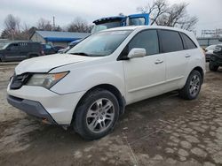 Salvage cars for sale at Wichita, KS auction: 2007 Acura MDX Technology