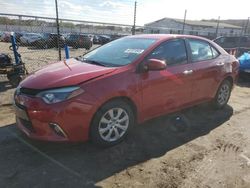 Salvage cars for sale at Laurel, MD auction: 2015 Toyota Corolla L