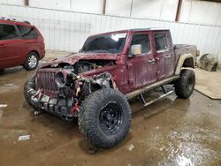 Salvage cars for sale at Lansing, MI auction: 2022 Jeep Gladiator Rubicon