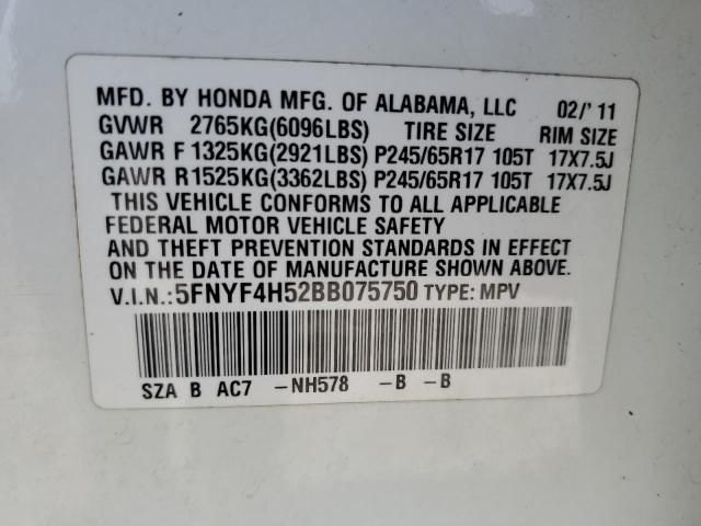 2011 Honda Pilot EXL