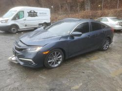 Salvage cars for sale at Marlboro, NY auction: 2019 Honda Civic EX