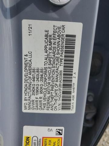 2022 Honda Accord Hybrid Sport