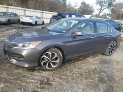 Salvage cars for sale at Hampton, VA auction: 2017 Honda Accord EXL