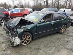 Salvage cars for sale at Waldorf, MD auction: 1999 Lexus GS 400