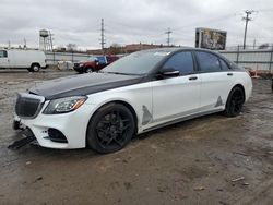 Salvage cars for sale from Copart Chicago Heights, IL: 2018 Mercedes-Benz S 560 4matic