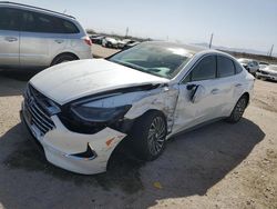 Salvage cars for sale at Tucson, AZ auction: 2021 Hyundai Sonata Hybrid